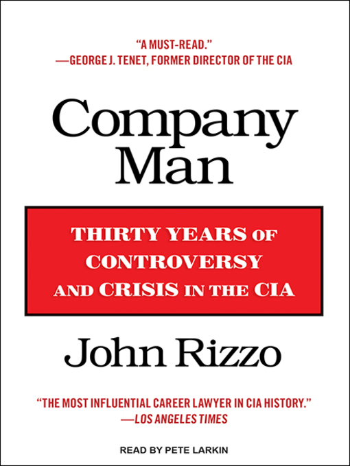 Title details for Company Man by John Rizzo - Available